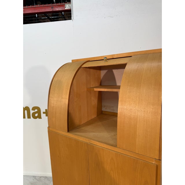 Wood Italian Secretary Cabinet 1980's For Sale - Image 7 of 12