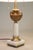 A sophisticated and elegant large White Onyx & Pink Marble Bronze/Brass Art Deco Neo Classic Urn/Column table lamp...