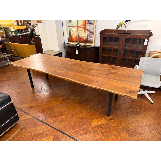 Room & Board Chilton Live Edge Dining Table For Sale - Image 10 of 12