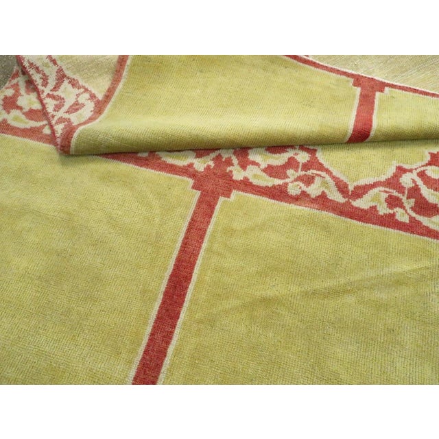 Galerie Shabab Collection Mid-20th Century Turkish Anatolian Square Carpet For Sale - Image 10 of 10