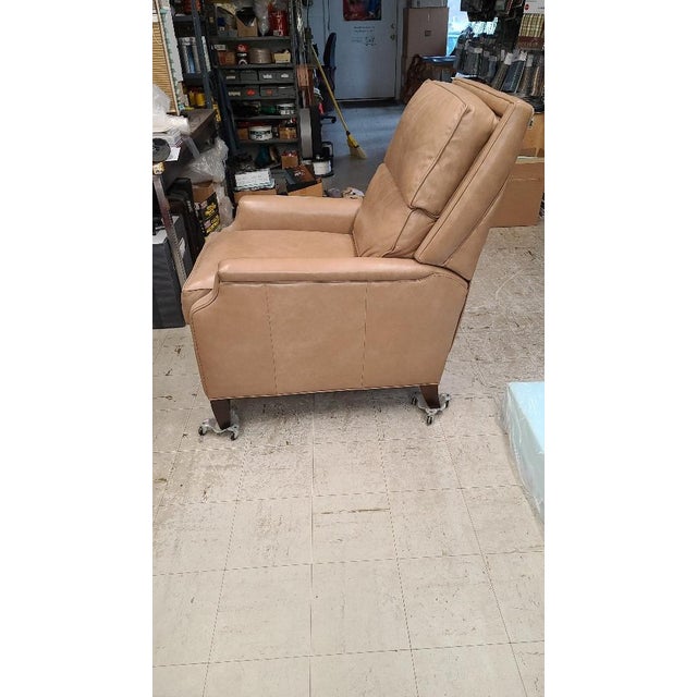 Taylor King Gosford Recliner Genuine Leather Upholstery New, Store Model