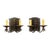 Mid 20th Century Restored Traditional Bronze 2 Arm Wall Sconces - a Pair For Sale