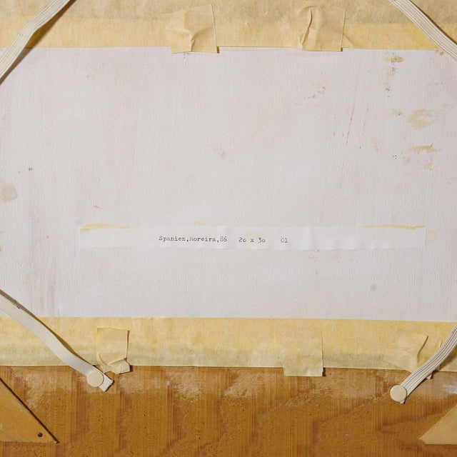 Alexander Michael Oil Painting of a Coastal Landscape in Moreira, Spain 1986 For Sale - Image 6 of 7