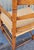 Brown 18Thc Pine Ladder Back Chair W/ Leather Seat Cushion For Sale - Image 8 of 8