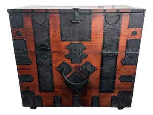 Rare Korean Pakch'on Bandaji Chest Joseon Dynasty