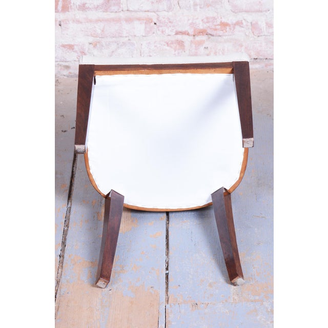 Brown Art Deco Chairs in Palisander and Oak, France, 1920s, Set of 2 For Sale - Image 8 of 18