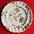 Antique 19th century Italian Cantagalli faience pottery dinner plate from Florence. Decorated with floral sprig in shades...