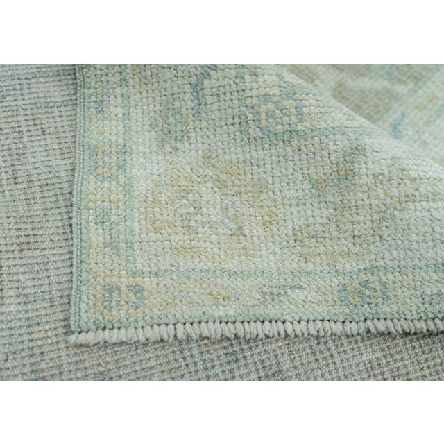 Turkish Oushak Rug 2'3"x 6' #19433 For Sale In Houston - Image 6 of 8