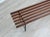 Mid-Century Slatted Teak Bench with Iron Frame, Italy, 1950s For Sale - Image 4 of 12