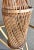 Wood Late 20th-Century Slim Pencil Reed Rattan & Twine Oval Handled Basket For Sale - Image 7 of 13