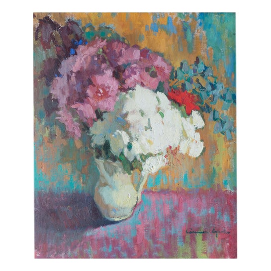 Colourist Floral Still Life, Oil Painting For Sale