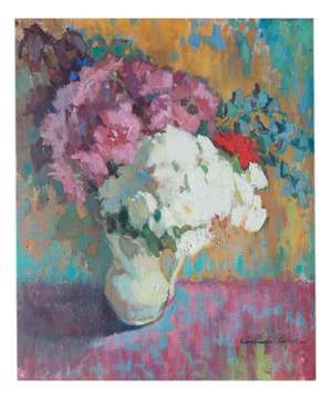 Colourist Floral Still Life, Oil Painting