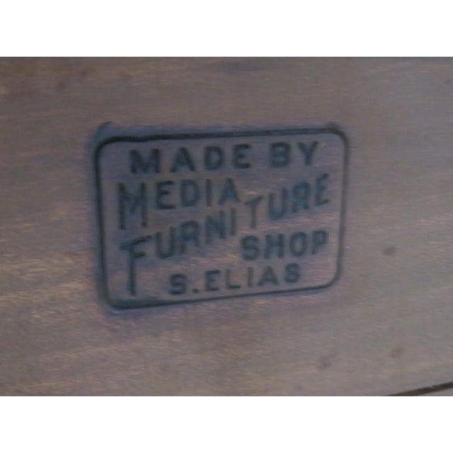 Chippendale Mid 20th Century Custom Chippendale Walnut Nitghtstand For Sale - Image 3 of 6