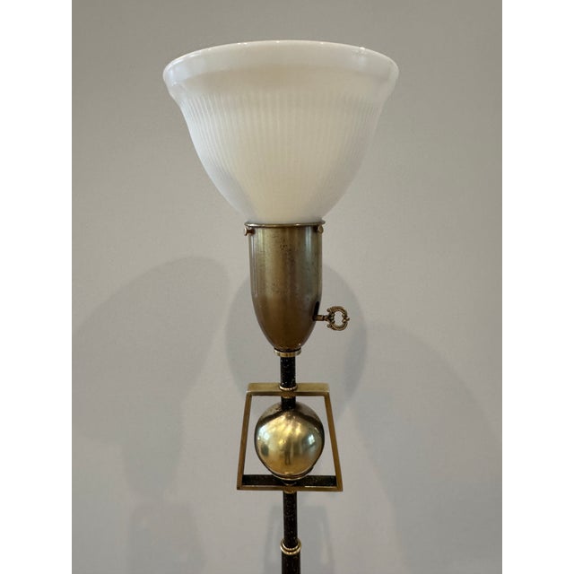 Rembrandt Lamp Company Rare 1950s Mid-Century Modern Rembrandt Torchiere Floor Lamp For Sale - Image 4 of 11