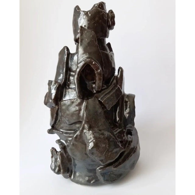 An original sculptural ceramic work from Diane Grant’s 'Tower of Babel' series, developed between 2021 and 2022. Inspired...