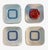 This stylish set of four square dessert plates, from Nautica’s Signature Tablewares collection, features a clean, modern...