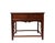 Chinese Antique 19th Century Chinese Shanxi Solid Walnut 2-Drawer Side Table For Sale - Image 3 of 7