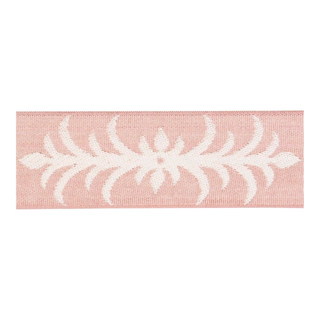 SAMPLE - Schumacher x Celerie Kemble Acanthus Tape In Peony For Sale