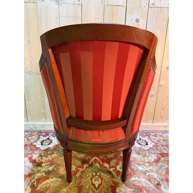 Louis XVI Style Swivel Office Chair For Sale - Image 3 of 9