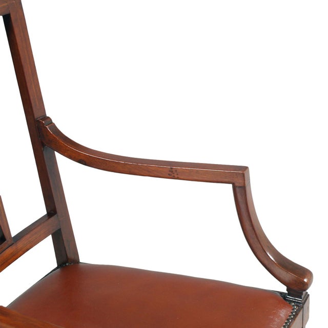 Wood Art Nouveau Walnut Armchair by Jakob & Joseph Kohn For Sale - Image 7 of 14
