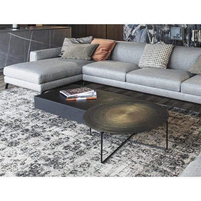 Concentric Gold Isola 600 Coffee Table by Disain1971 For Sale - Image 4 of 12