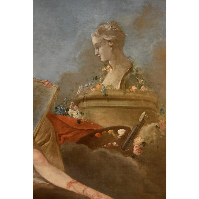 Pierre Charles Trémolières, Figure, 1730, Oil on Canvas For Sale - Image 9 of 14