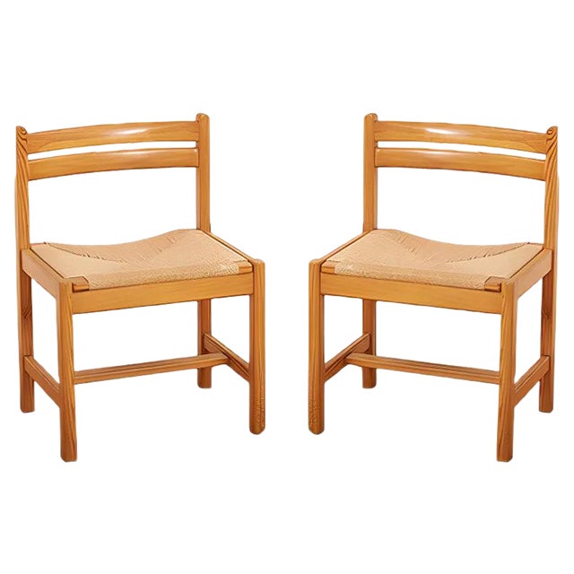 Set of Mid-Century Model Asserbo Dining Chairs by Børge Mogensen for AB Karl Andersson & Söner, 1960s For Sale