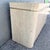 Postmodern Faux Travertine Laminate Credenza With Gold Accent For Sale In West Palm - Image 6 of 8