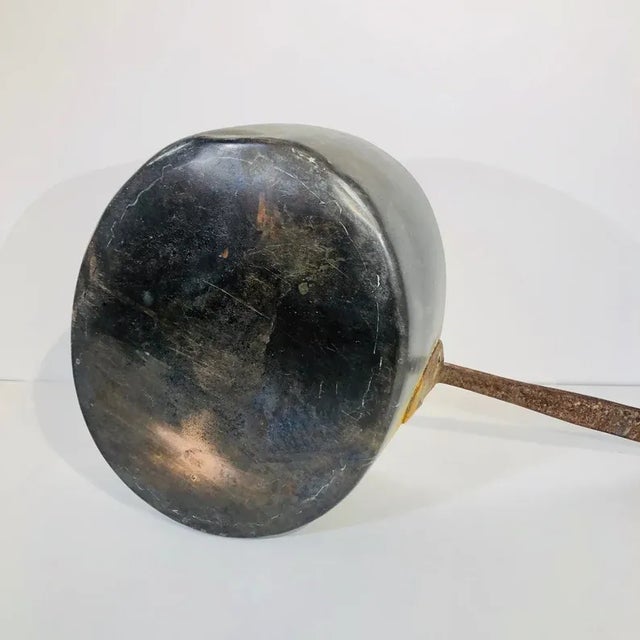 Metal Large 1800s Antique French Copper Pot For Sale - Image 7 of 10