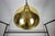 Metal Brass Hanging Lamp, 70s For Sale - Image 7 of 14