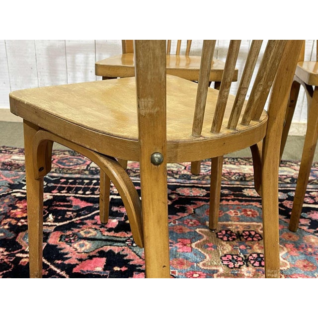 Chairs from Baumann, 1950s, Set of 4, in Good conditions. Designed 1950 to 1959