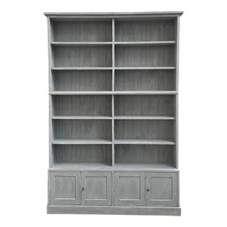 Patinated Wood Workshop Shelf For Sale