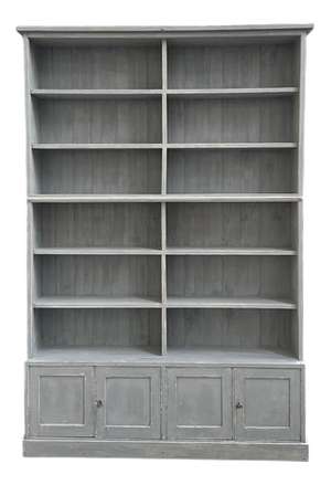Patinated Wood Workshop Shelf