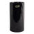 Vintage Haeger Black Ceramic Cylinder Vase For Sale