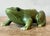 Vintage Boho Glazed Ceramic Frog Planter For Sale - Image 10 of 12