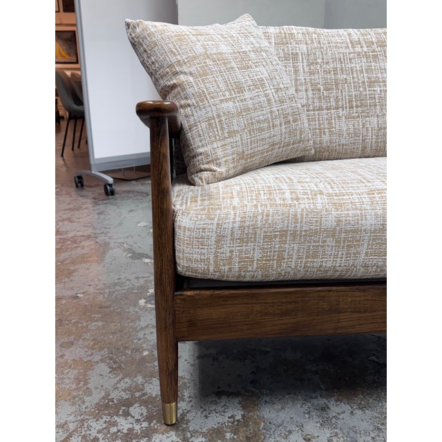 Wood Soho Home Atlanta Sofa For Sale - Image 7 of 12
