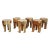 Organic Teak Root 3 Leg Stool For Sale - Image 9 of 10