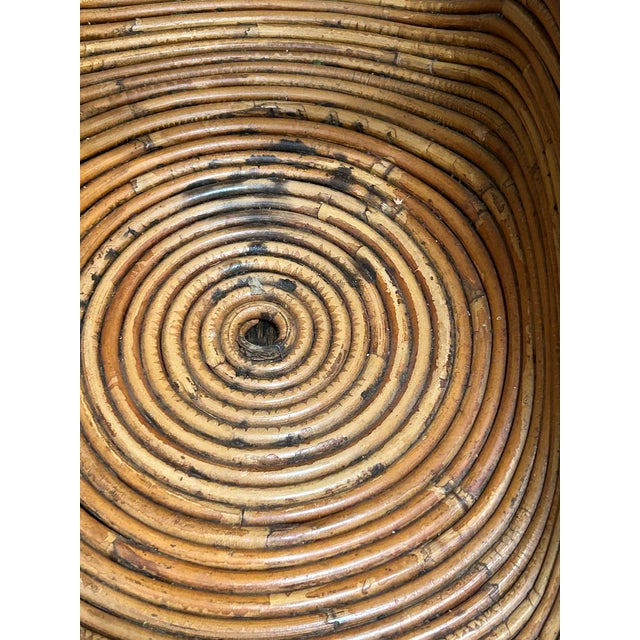 Mid 20th Century Mid-Century Italian Pencil Reed Magazine Rack For Sale - Image 5 of 8