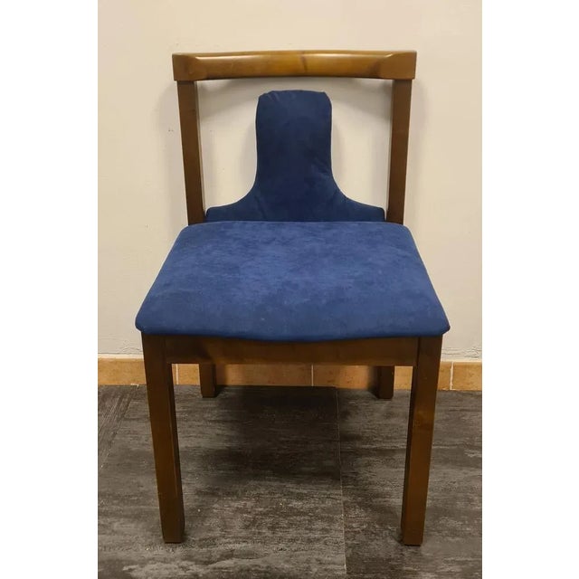 Four chairs designed by Claudio Salocchi for the Sormani company. Refined chairs with an innovative design designed by...