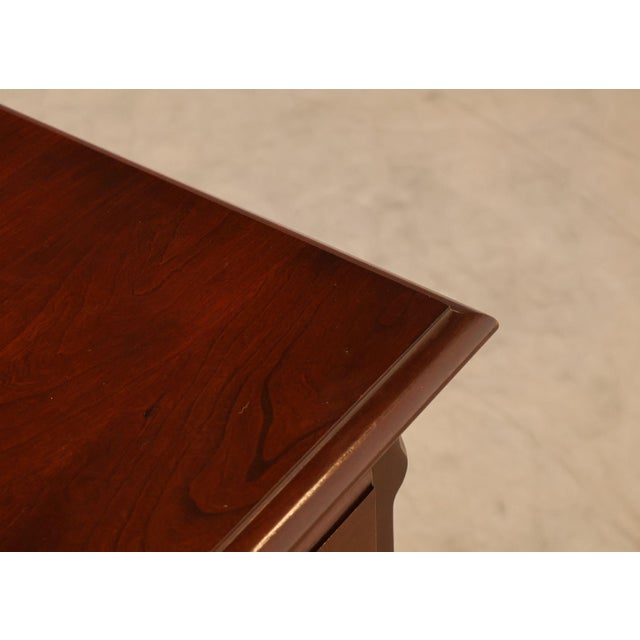 Brown Cochran Mahogany Chippendale Style Cherry Dresser With Mirror For Sale - Image 8 of 18