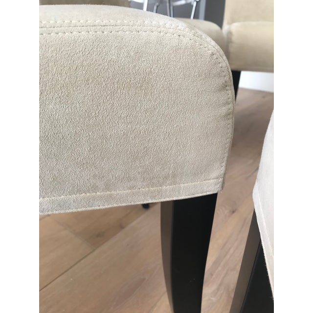 Contemporary European Designed Wittmann Ultra-Suede Dining Room Chairs Set of 6 For Sale - Image 11 of 12