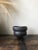 Modder Serendipity Black Ceramic Sculpture by Françoise Jeffrey Dimensions: Ø 19 x H 28 cm Materials: stoneware, coil-...