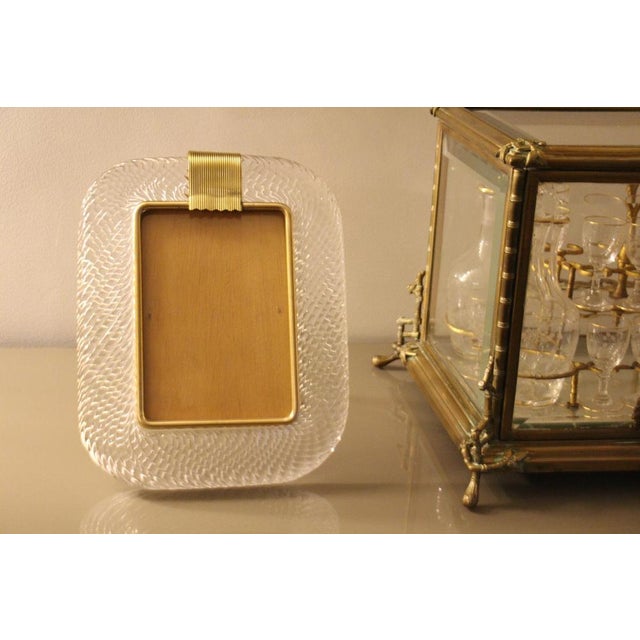 Gold Murano Glass Photo Frame, 2000s For Sale - Image 8 of 12