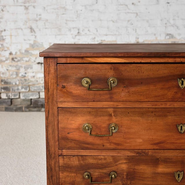 Brown 18th Century French Louis XVI Walnut Chest of Drawers For Sale - Image 8 of 11