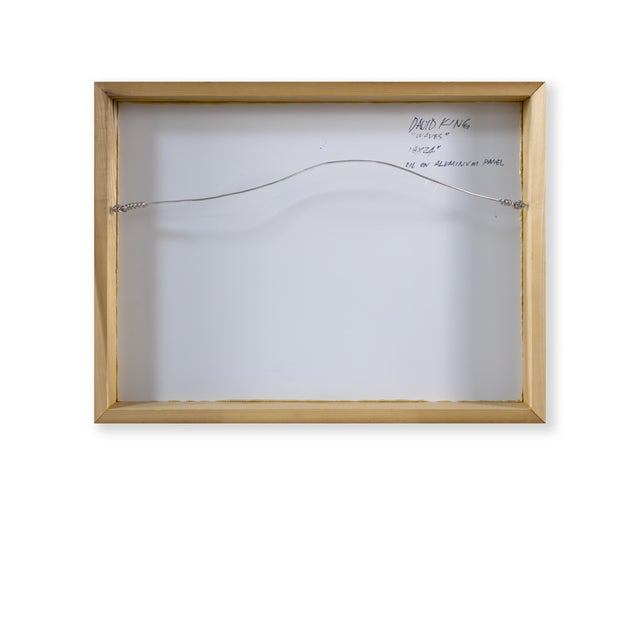Early 21st Century David King, Bluewave, 2000s, Oil on Aluminum Panel For Sale - Image 5 of 6