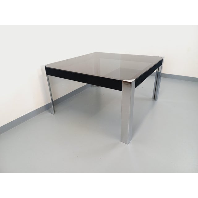 Vintage Italian Square Dining Table by Guido Faleschini, 1970s For Sale - Image 17 of 18