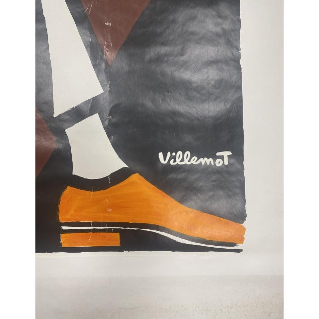 Bally Man Poster from Villemot, 1986 For Sale - Image 3 of 9