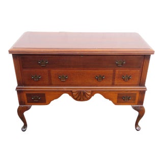 1940s West Branch Novelty Co Tall Cedar Chest Blanket Trunk For Sale