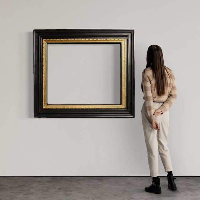 Italian Gilt Wood Frame, 1950 For Sale - Image 13 of 14