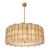 Italian Gold Round Chandelier with Tropical Murano Glass by Simoeng for Simoeng For Sale - Image 6 of 6
